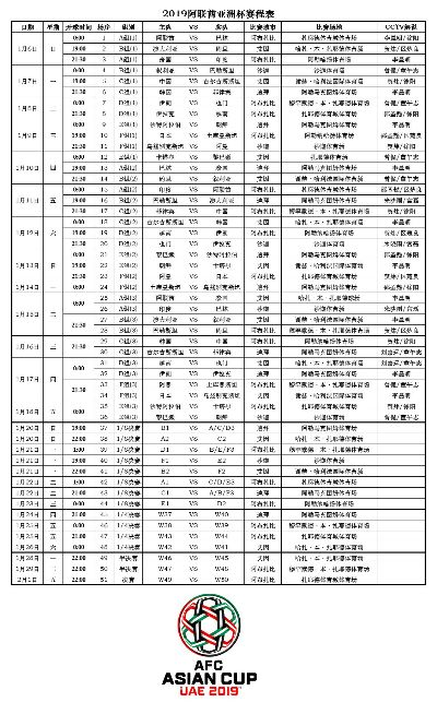 2019亚冠赛程时间表一览-第1张图片-www.211178.com_果博福布斯